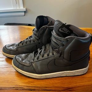 Nike Leather Air Force 1 High Gray Men’s 10.5